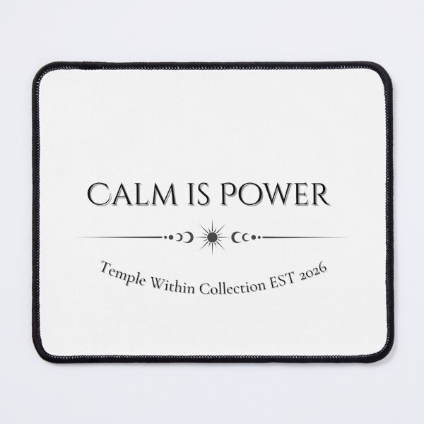 Item preview, Calm is Power, Minimalist Motivational Quote designed and sold by theurbanwarrior.