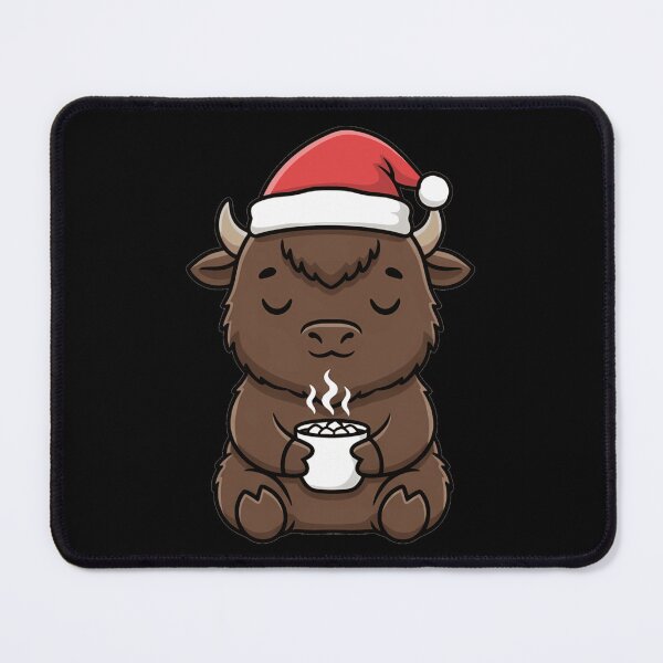 Item preview, Festive Winter Bison Hot Chocolate Santa Hat designed and sold by k3rstman1.