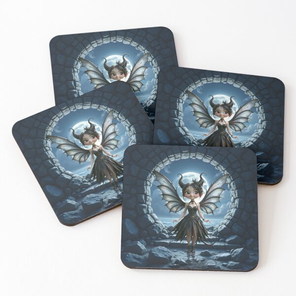 Item preview, Moonborn Little Shadow, the Cute Gothic Fairy  designed and sold by nicky2342.