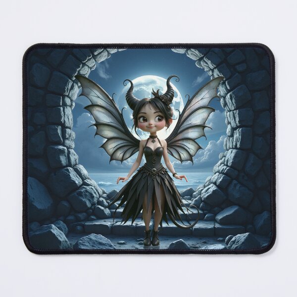Item preview, Moonborn Little Shadow, the Cute Gothic Fairy designed and sold by nicky2342.