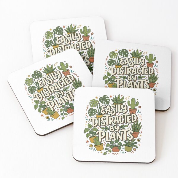 Item preview, Easily Distracted by Plants – Funny Plant Lover, Plant Mom, Plant Dad designed and sold by Im-Ara.