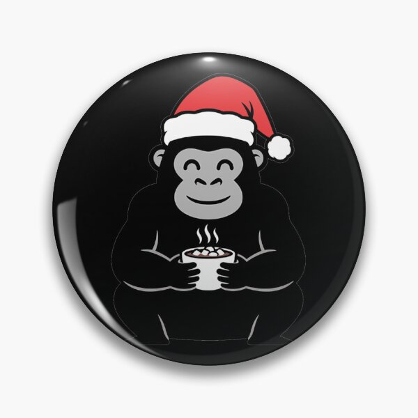 Item preview, Festive Christmas Gorilla Drinking Hot Cocoa designed and sold by k3rstman1.