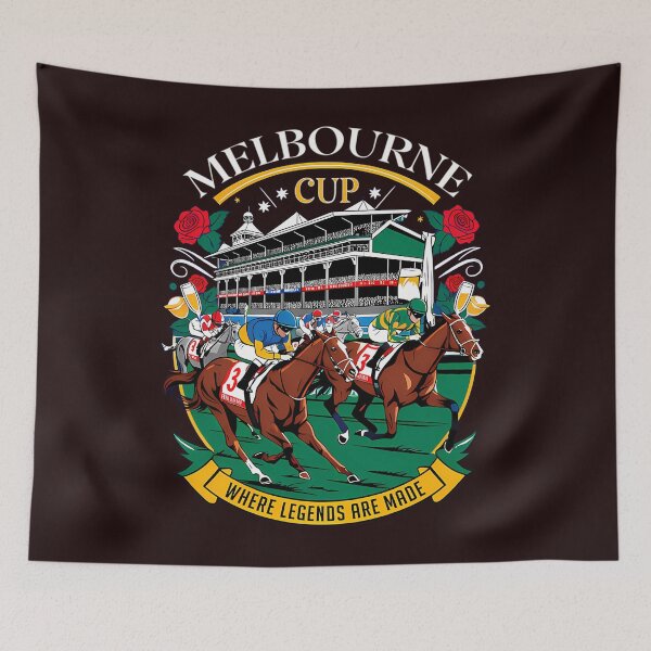 Item preview, Melbournes Cup Where Legends Are Made designed and sold by Black-Montana.