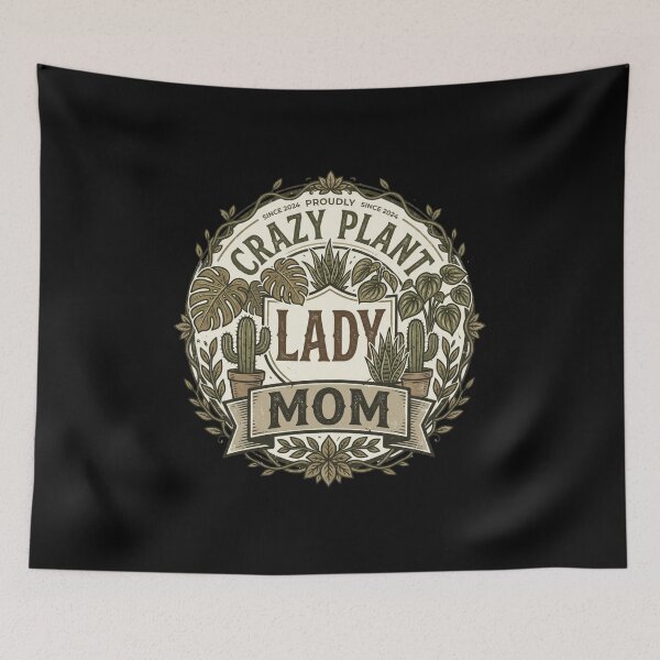Item preview, Crazy Plant Lady Mom – Best Plant Mom Ever, Funny Gardening designed and sold by Im-Ara.