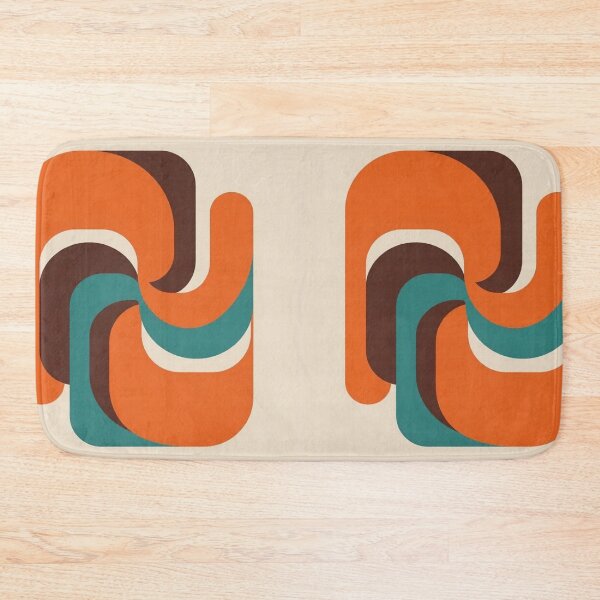 Item preview, Retro Flow in orange and turquoise designed and sold by Ozzy-G.