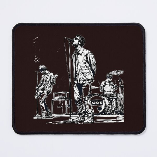 Item preview, Minimalist Line Art Of Oasis-Performing Britpop Band designed and sold by Black-Montana.