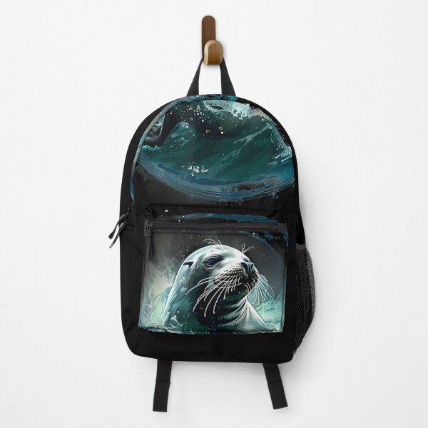 Item preview, Cute Seal Ocean Splash Water Marine Animal Wildlife Graphic designed and sold by alber-garnell.