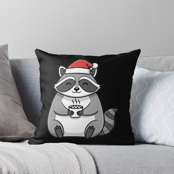 Item preview, Cozy Christmas Raccoon Drinking Hot Chocolate designed and sold by k3rstman1.