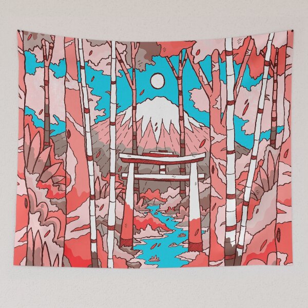 Item preview, Blossom red forest designed and sold by Swadeillustrations.