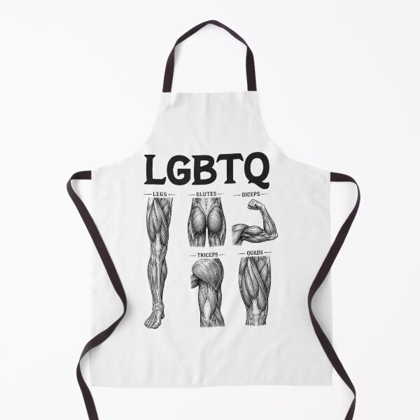 Item preview, LGBTQ Legs Glutes Biceps Triceps Quads Gym Lover Workout designed and sold by ZalcArtStore.