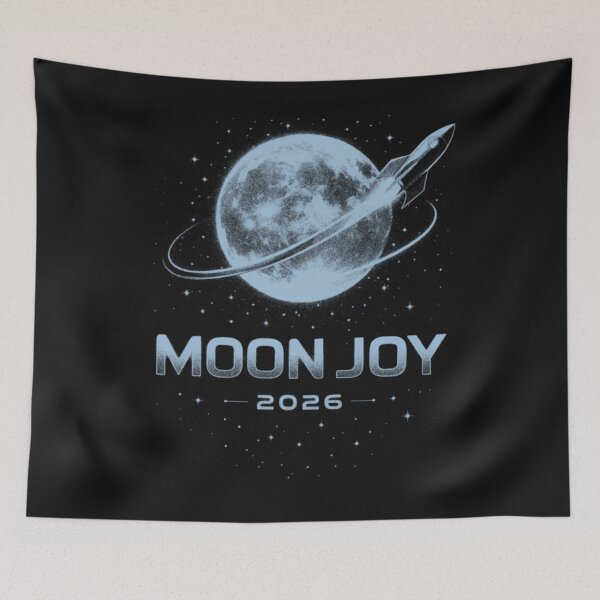Item preview,  Copy Moon Joy, Artemis II, Astro Space, Moon Joy, Humanity Returns to the Moon, Moon Joy designed and sold by StickLoveFamily.