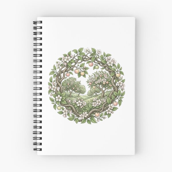 Item preview, Spring Apple Orchard Blossom Mandala designed and sold by MoonSoul Studio.