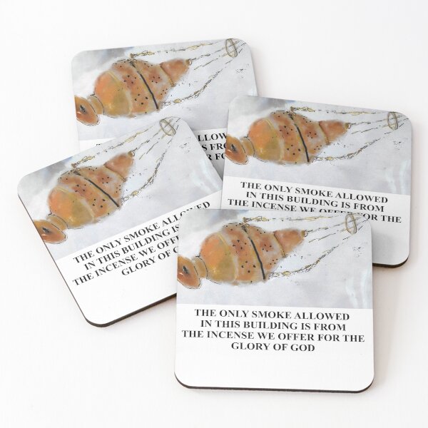 Item preview, Church Incense Smoke Warning designed and sold by Gina's Emporium.