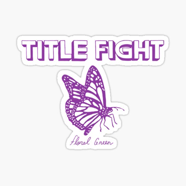 Item preview, Title Fight Floral Green Butterfly  designed and sold by CreateFashion.
