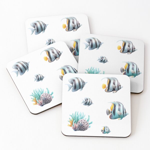 Item preview, Tropical Fish and Coral Sticker Set designed and sold by VikArt7.