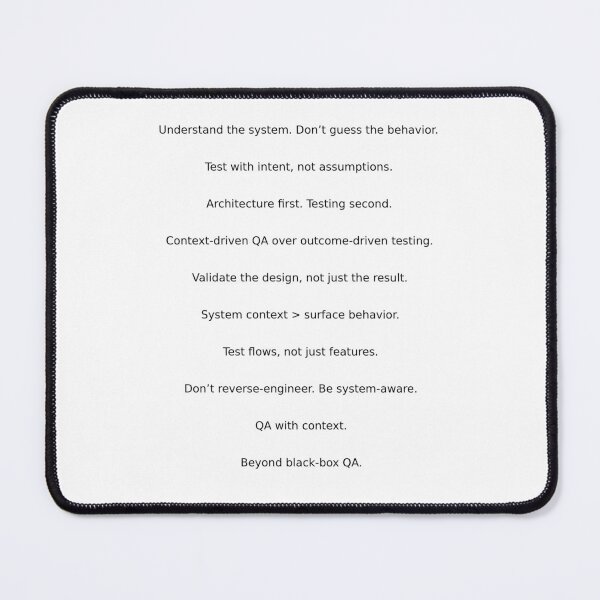 Item preview, System-Aware QA designed and sold by Naked-Doodles.