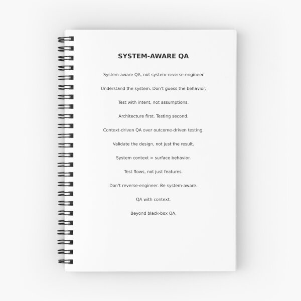 Item preview, System-Aware QA designed and sold by Naked-Doodles.