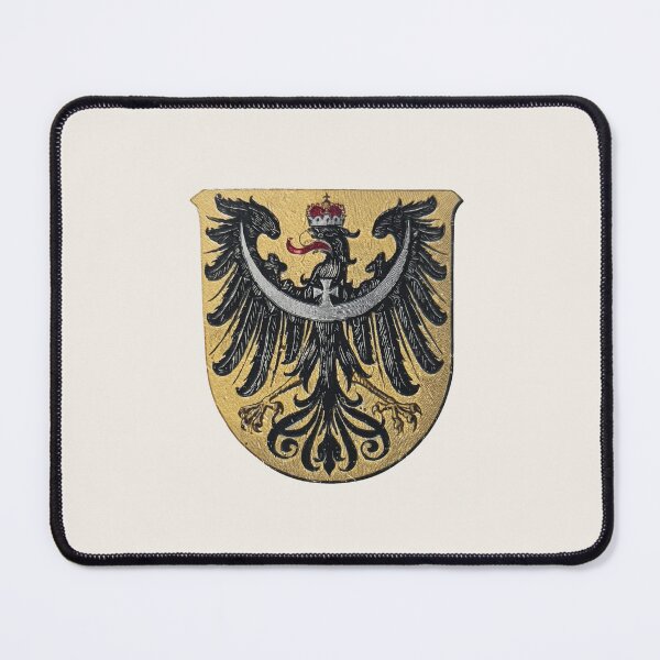 Item preview, Coat of Arms of Silesia Black Eagle on Gold Prussian Province designed and sold by BestVarieties.