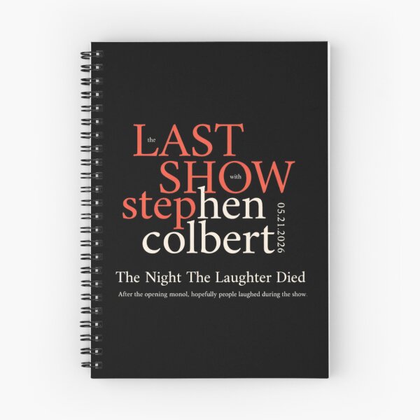 Item preview, The Last Show With Stephen Colbert 2026 designed and sold by SilviCarry.