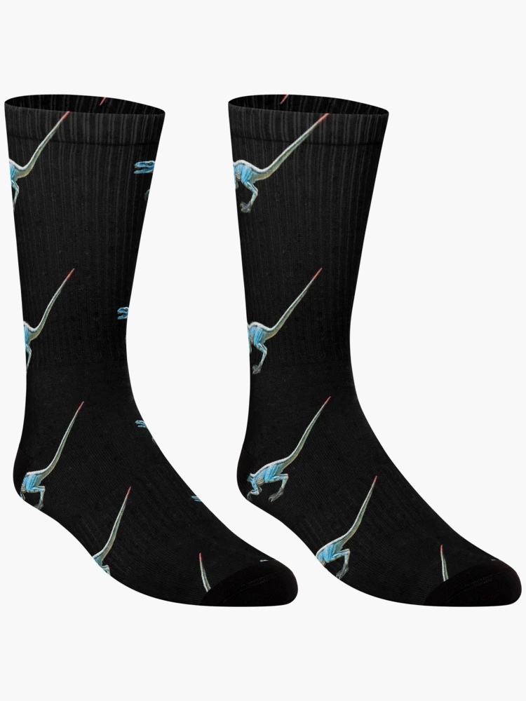 Thumbnail 3 of 5, Socks, Blue Raptor designed and sold by Murph's Images.