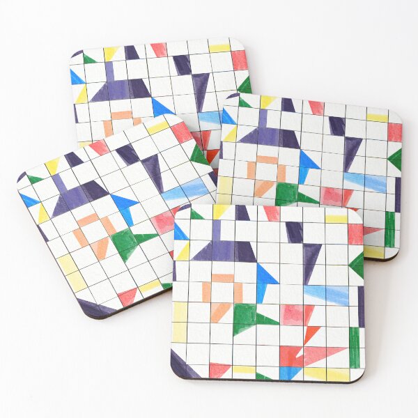 Item preview, Watercolor Hangeul Jogakbo Pattern designed and sold by Rin_Art.