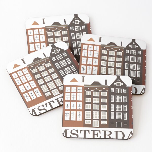 Item preview, Amsterdam Sticker designed and sold by Cloverfoxxo.