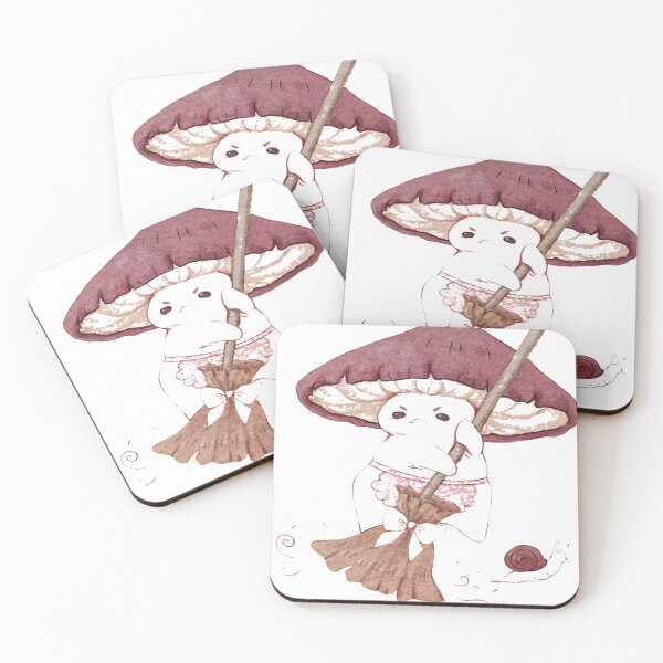 Item preview, Angy mushroom does not like to clean Sticker designed and sold by Cloverfoxxo.