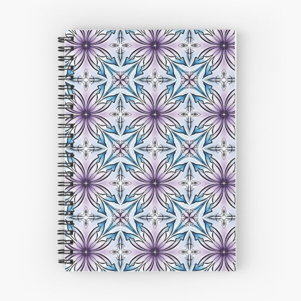 Item preview, Geometric pattern in shades of blue and purple designed and sold by Poplartree.