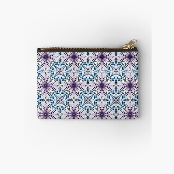 Item preview, Geometric pattern in shades of blue and purple designed and sold by Poplartree.