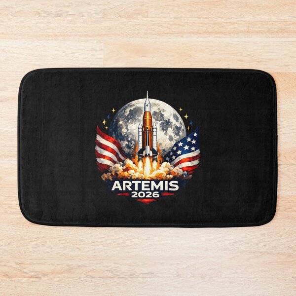 Item preview,   Artemis II Launch to The Moon Space Mission 2026, Future Moon Mission, Space Exploration designed and sold by StickLoveFamily.