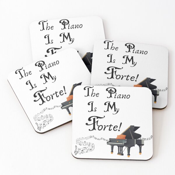 Item preview, The Piano Is My Forte! designed and sold by Dancing Jester Designs.