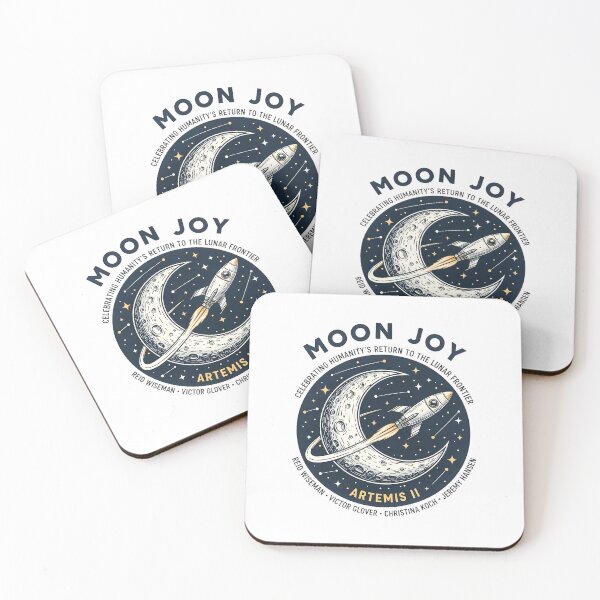 Item preview, Copy Moon Joy, Artemis II, Astro Space, Moon Joy, Humanity Returns to the Moon, Moon Joy designed and sold by StickLoveFamily.