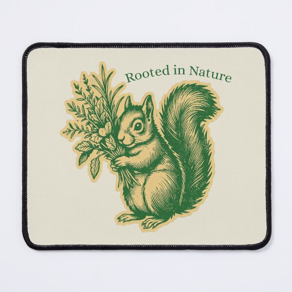 Item preview, Rooted in Nature - Vintage Squirrel Botanical Illustration designed and sold by AlexandraSand.