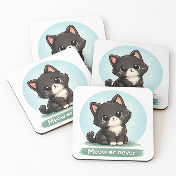 Item preview, Meow or Never Cute Cat designed and sold by AlvelinaCP.
