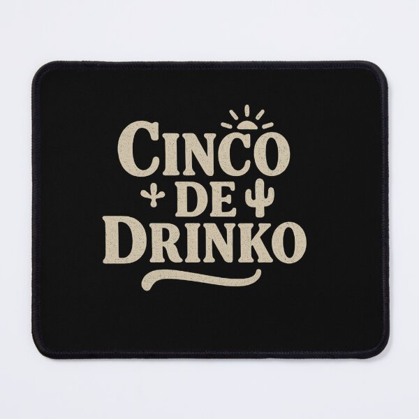 Item preview, Cinco de Drinko Cinco de Mayo Retro Vintage Party Design designed and sold by MartBook.