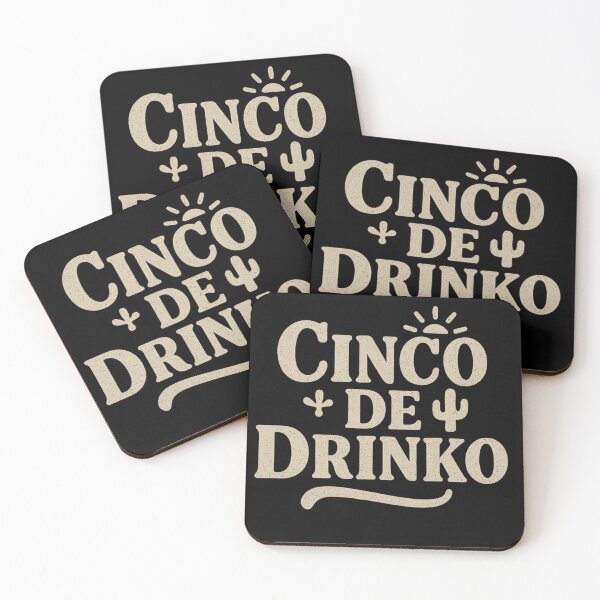 Item preview, Cinco de Drinko Cinco de Mayo Retro Vintage Party Design designed and sold by MartBook.