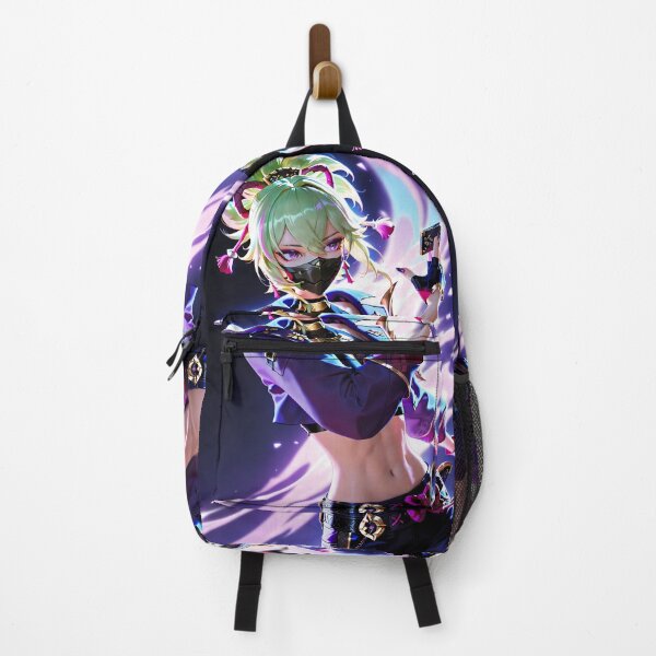 Item preview, Kuki Shinobu Genshin Impact Neon Cyberpunk Glow designed and sold by PMartistStudio.