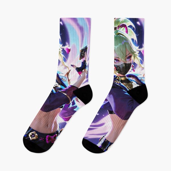 Item preview, Kuki Shinobu Genshin Impact Neon Cyberpunk Glow designed and sold by PMartistStudio.