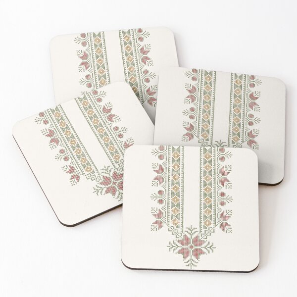 Item preview, Embroidery Design Pattern Colorful Palestinian Traditional Tatreez designed and sold by Hurriyyatee.