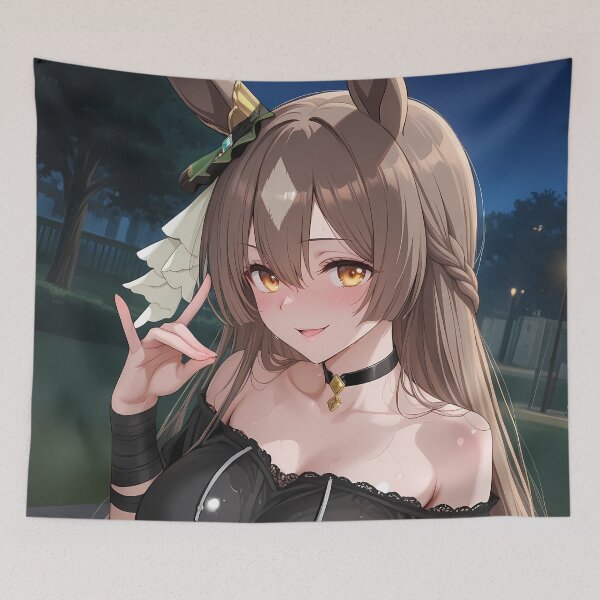 Item preview, Satono Diamond Uma Musume Night Park Waifu Pose designed and sold by PMartistStudio.