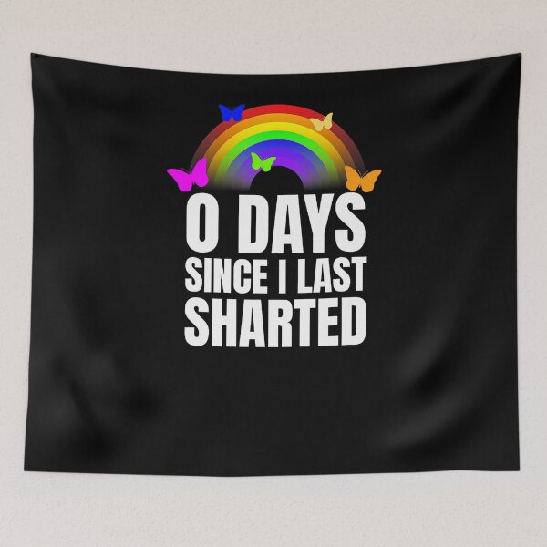 Item preview, 0 Days Since I Last Sharted Funny Toilet Humor Sarcastic Meme Graphic designed and sold by alber-garnell.