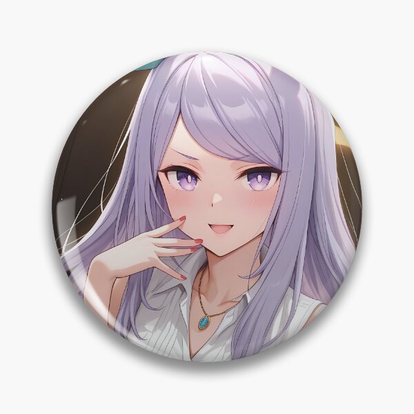 Item preview, Mejiro McQueen Uma Musume Lavender Elegant Portrait Glow designed and sold by PMartistStudio.