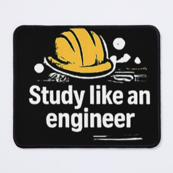 Item preview, Study Like An Engineer - Yellow Hard Hat with Mechanical Gears Design designed and sold by Amr Darwish Graphic designer.