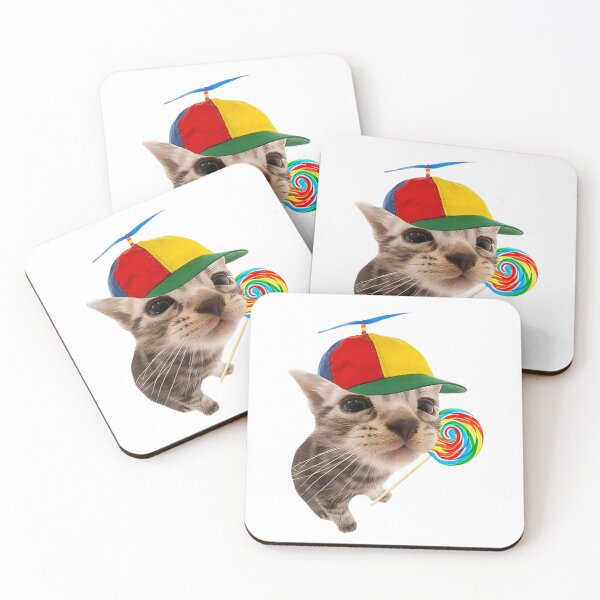 Item preview, Funny Cat Propeller Hat Cute Meme Kitty Lollipop Humor Graphic designed and sold by alber-garnell.
