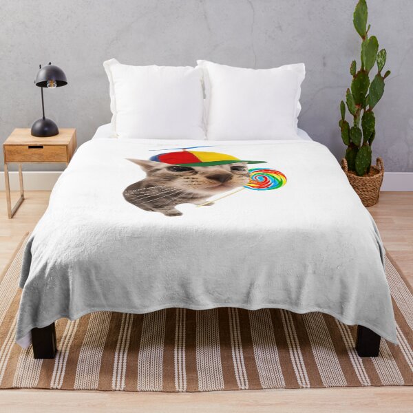 Item preview, Funny Cat Propeller Hat Cute Meme Kitty Lollipop Humor Graphic designed and sold by alber-garnell.