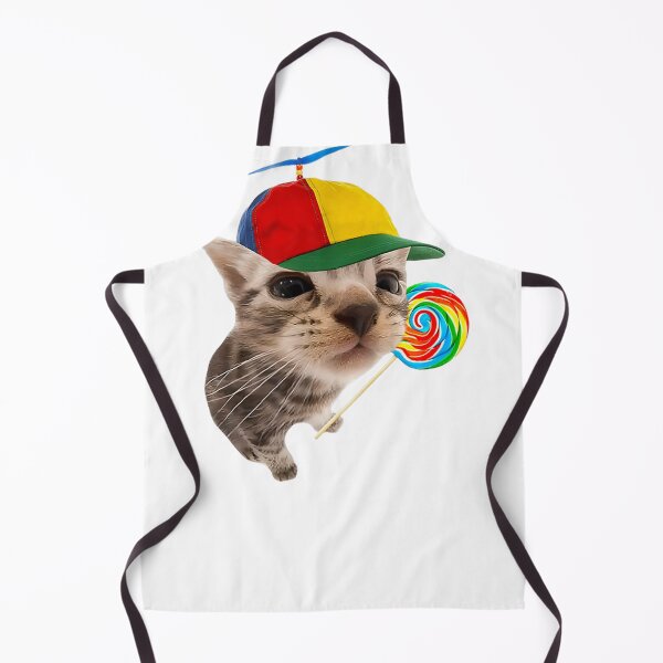 Item preview, Funny Cat Propeller Hat Cute Meme Kitty Lollipop Humor Graphic designed and sold by alber-garnell.