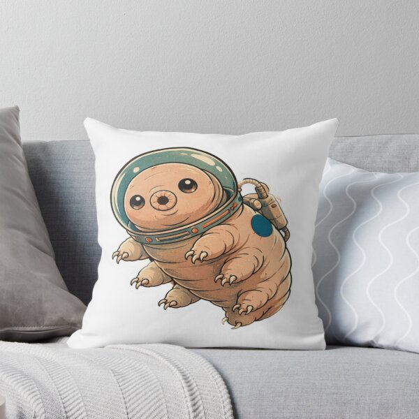 Item preview, Cute Space Tardigrade Astronaut Sticker | Kawaii Water Bear in Spacesuit designed and sold by ArtFreshStudio.