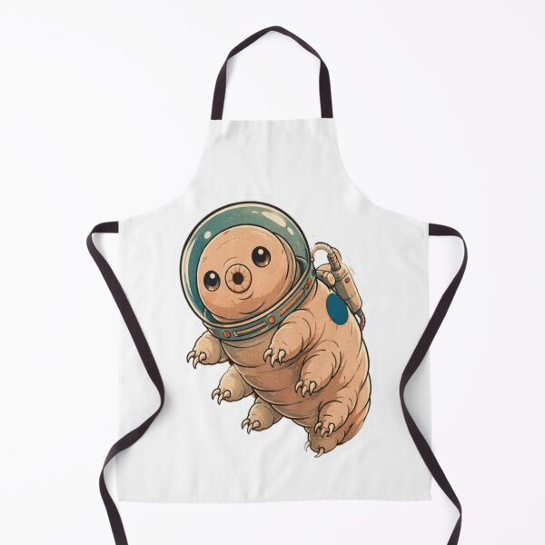 Item preview, Cute Space Tardigrade Astronaut Sticker | Kawaii Water Bear in Spacesuit designed and sold by ArtFreshStudio.