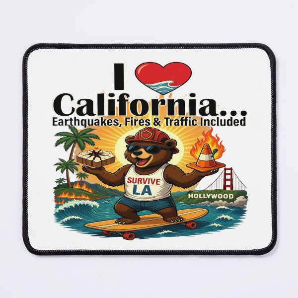 Item preview, I Love California Funny T-Shirt | Where the Weather is Perfect But Rent is Not | Cali Vibes Graphic Tee designed and sold by Sushikidsntod.