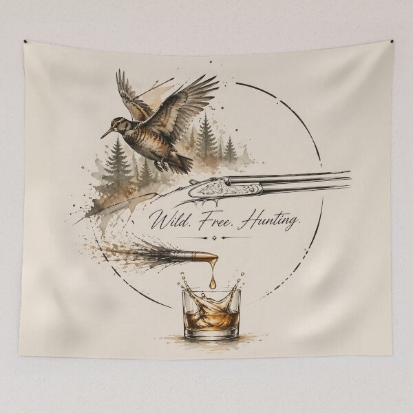 Item preview,  Hunting Whiskey Glass Design  designed and sold by TammyHunterArt.